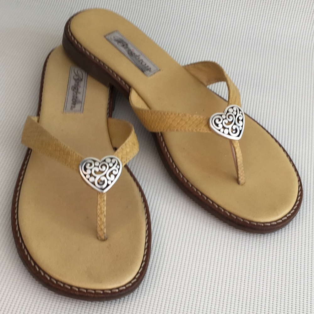 Brighton Yellow Orla Sandals 8
